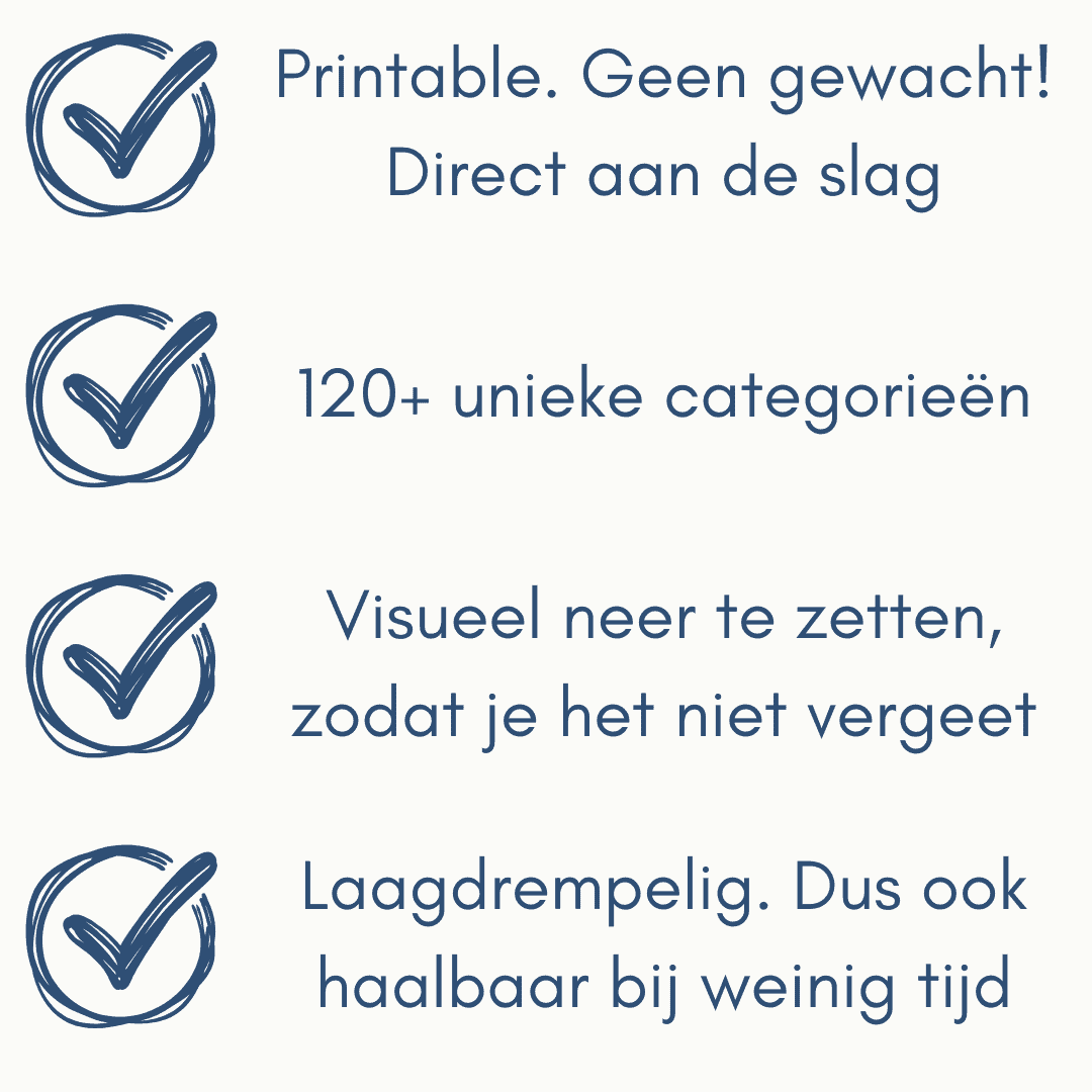 Voordelen potje rust