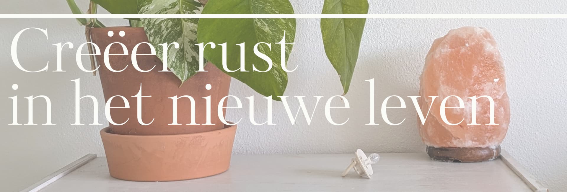 Creeer rust in het nieuwe leven banner